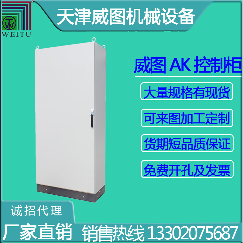 天津威图AK机柜电气柜电控箱豪华立式控制箱仿威图柜仿威图控制柜 白色 AK6012040