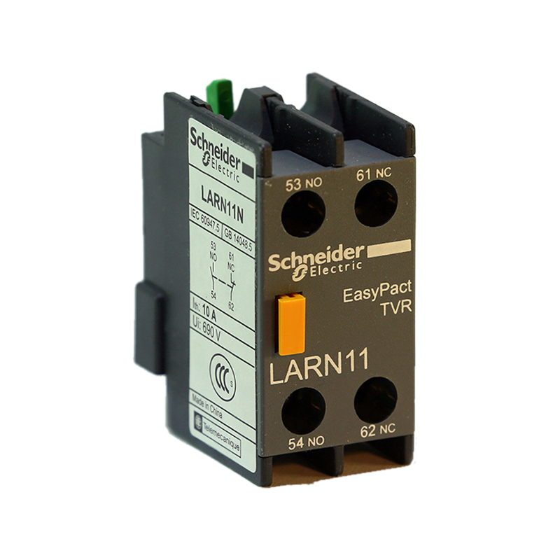 施耐德电气 LAR接触器附件辅助触点模块 1NO/C LARN11N